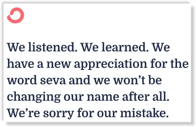 convertkit announcing not moving ahead with seva name change