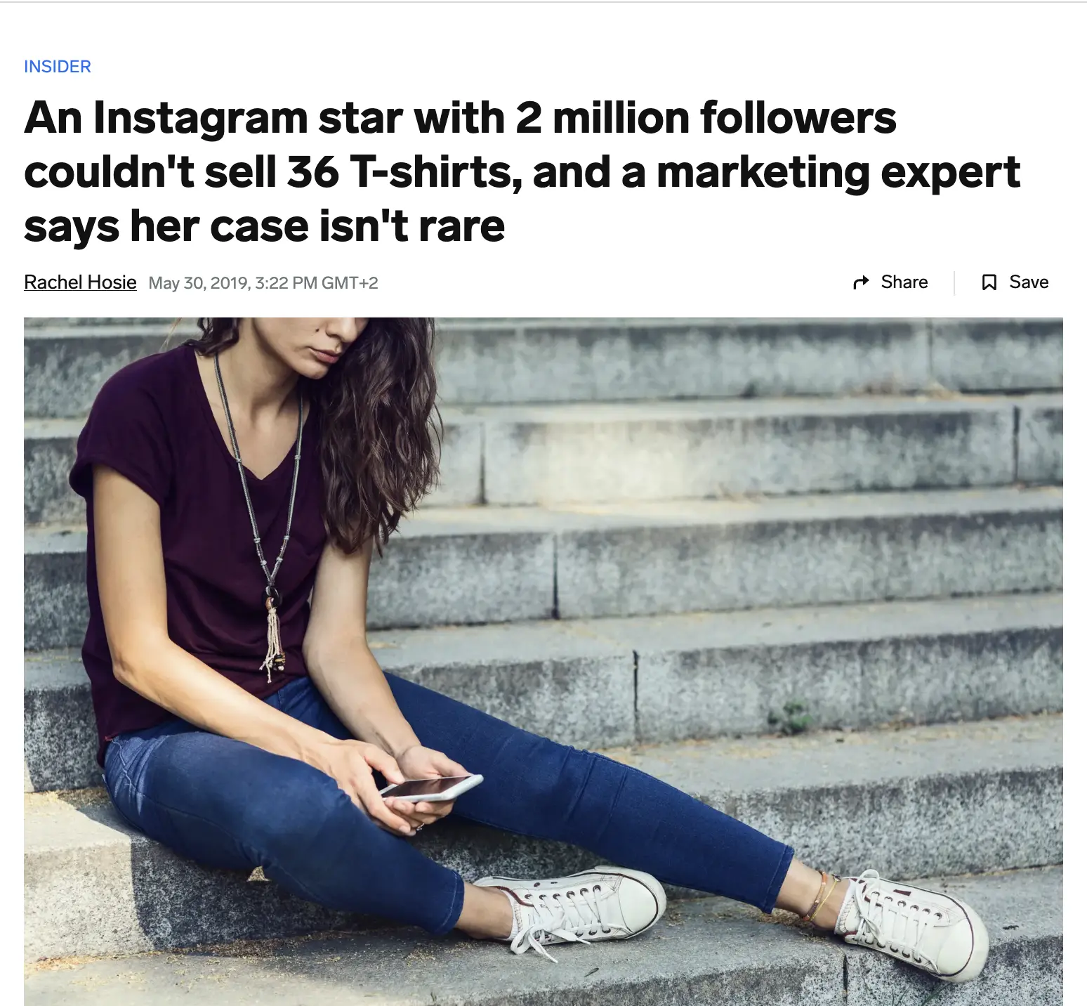 Instagram marketing failiure