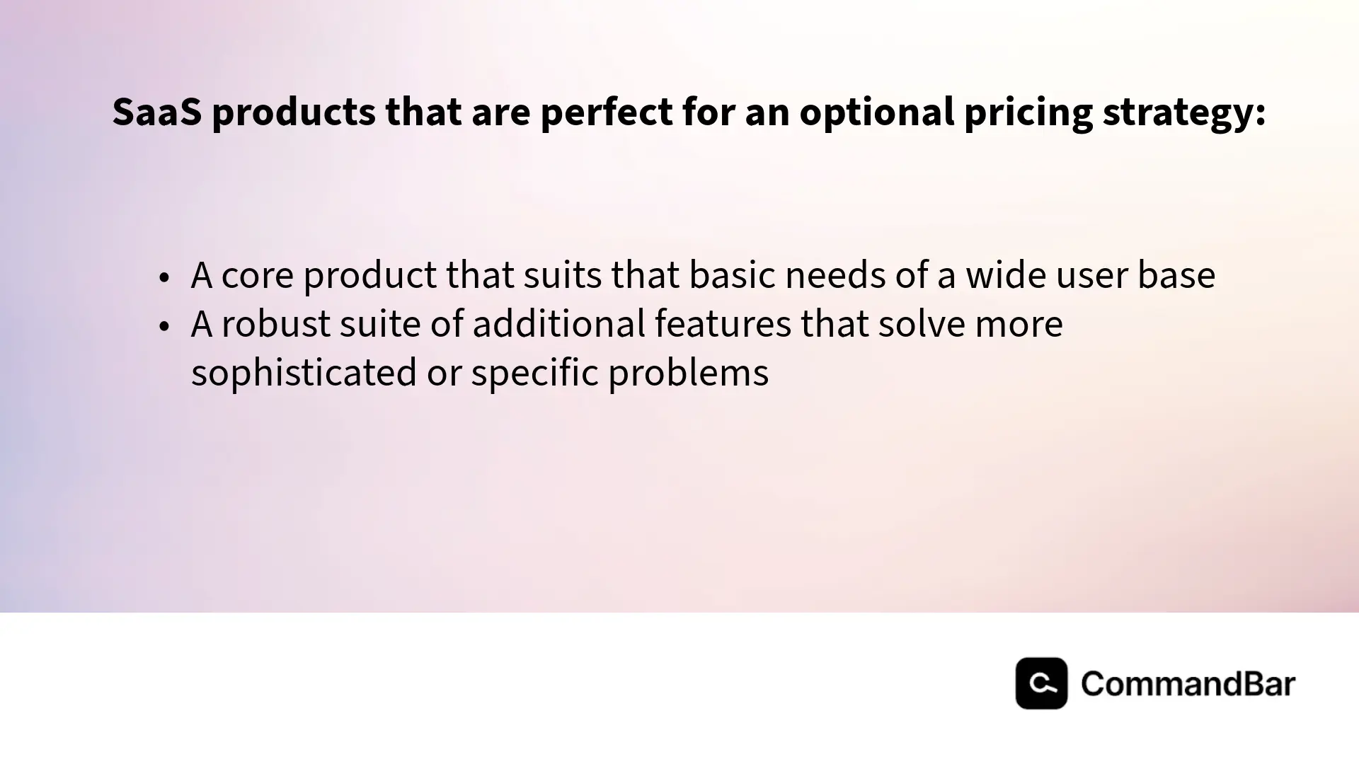 The best products for an optional product pricing strategy