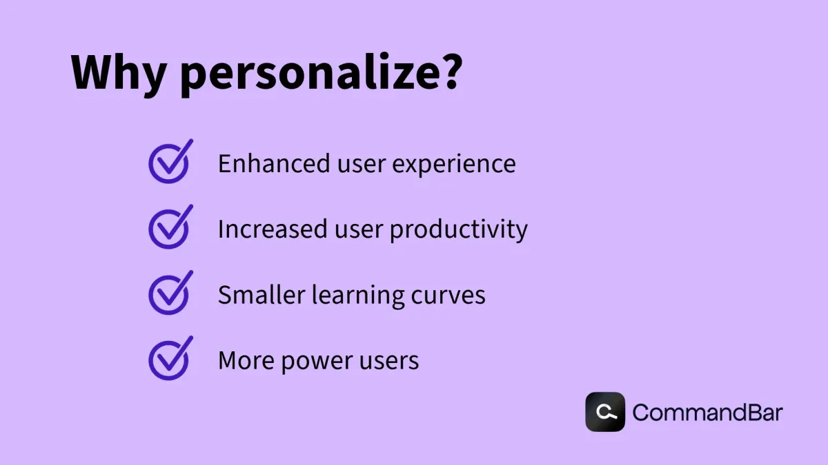 Reasons why product personalization works