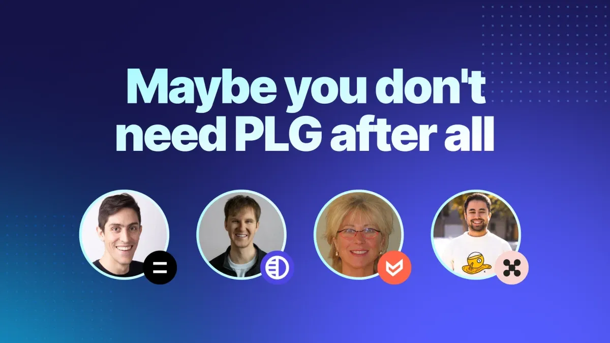 Maybe you don't need PLG after all. These start-ups are completely sales-led.