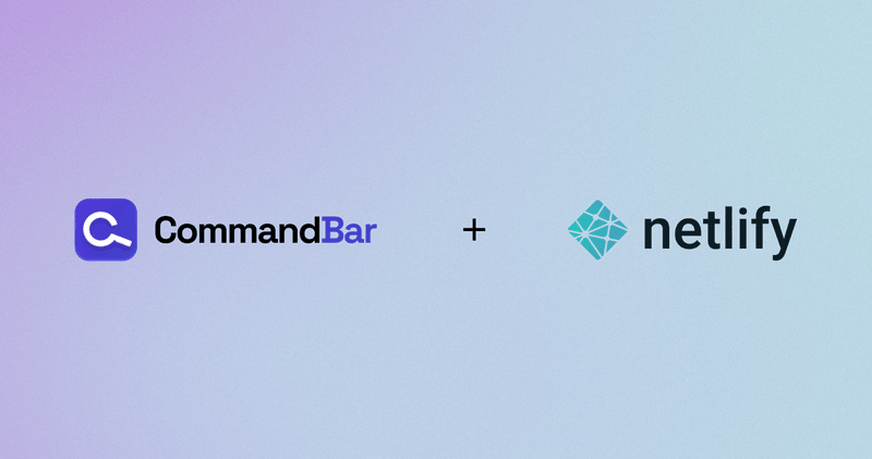 CommandBar + Netlify