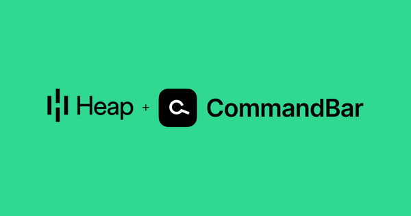 Bridging analytics and experience: Heap + CommandBar
