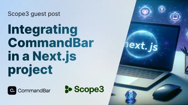 Integrating CommandBar in a Next.js Project