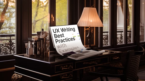 UX writing best practices for product teams (incl. examples)