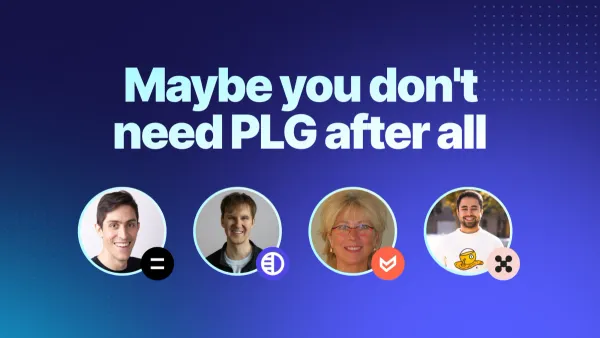 Maybe you don't need PLG after all. These start-ups are completely sales-led.